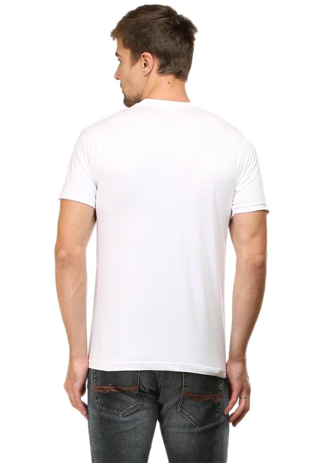 Men's Round Neck Half Sleeve T-Shirt with Peaky Blinders Design