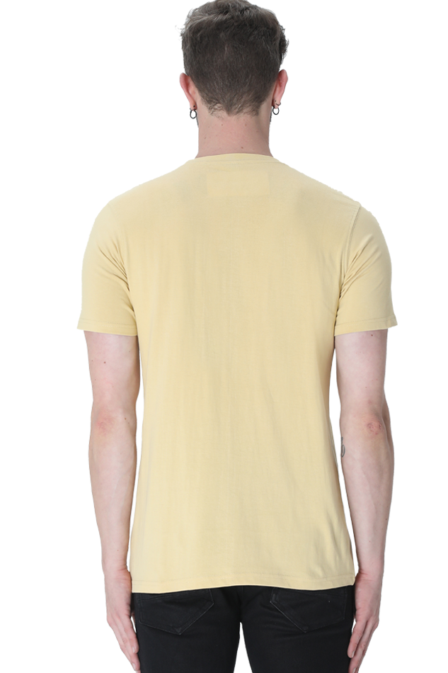 Men's Round Neck Half Sleeve T-Shirt with Breaking Bad Heisenberg Design